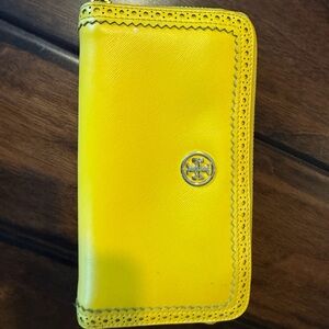 Tory Burch Yellow Wallet